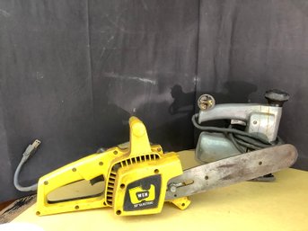 Electric Chain Saw & Vintage Craftsman Jig Saw