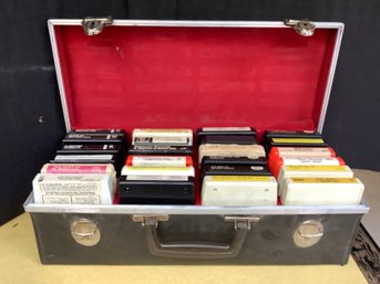 A Case Full Of 8 Track Tapes