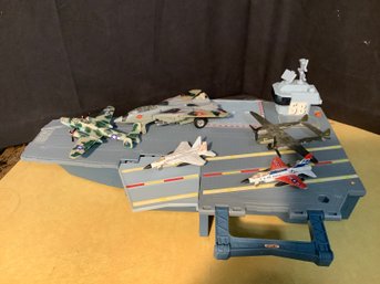 Matchbox Aircraft Carrier-Storage For Planes & Cars