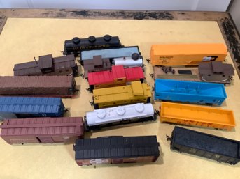 An Assortment Of H O Scale Trains