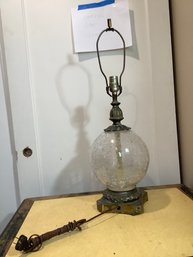 Crackle Glass Lamp