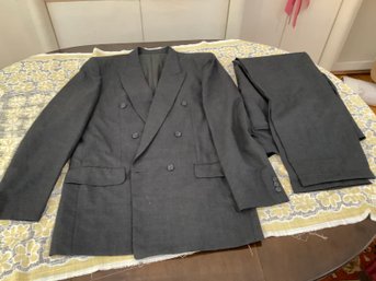 Custom Tailored Suit Charcoal Color