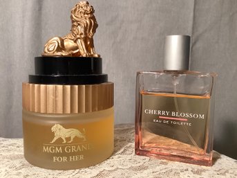 MGM Grand Parfum & Cherry Blossom Toilette By Bath & Bodyworks