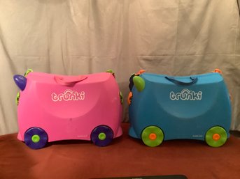 2 Trunki Melissa & Doug Luggage Kids Rolling Ride On Suitcase