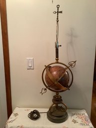 Vintage Armillary Lamp