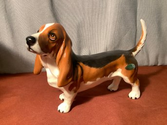 Beswick Dog With Foil Tag-Made In England -Very Collectible