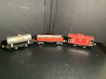 3 Vintage Lionel Steel Trains