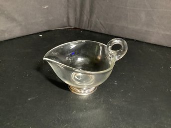 Frank M Whiting Creamer With Sterling Base