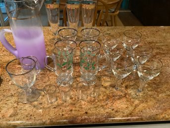 Barware Glasses Group 2-Vintage