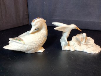 Lenox Figurines Humming Bird & Duck