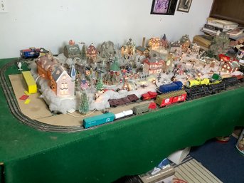 Train Set On Board With Accessories