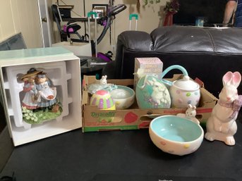 Easter Decor-, New Special Friends Figurines In Box- Read Description