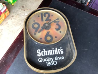 Schmidts Beer -Clock