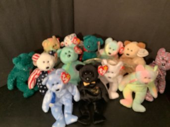 Beanie Baby Bears More Than 1 Dozen With Ear Tags