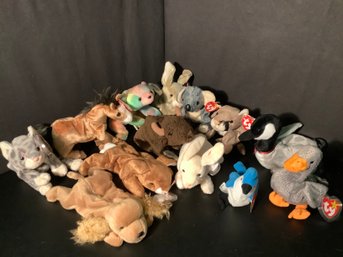 ADORABLE BEANIE BABY GROUP W/TAGS