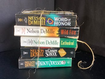 Group Of  5 Nelson DeMille Book  By Long Island Author
