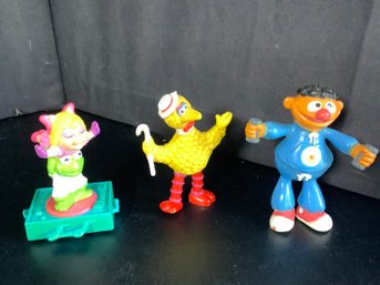 Vintage Big Bird, Ernie & Miss Piggy & Kermit