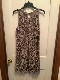 Alfani Animal Swirl Print Dress Size S