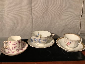 Havidland  & Abram French Cups  & Saucers & More