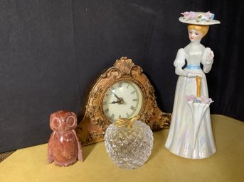 Porcelain Lady, Cut Crystal , Apple & More