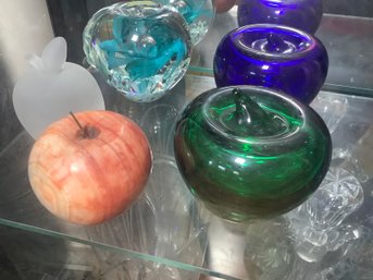 Apple Paperweight Collection