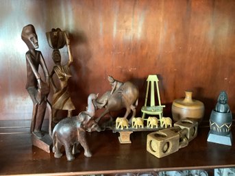 Wood Carved Animals & Figurines