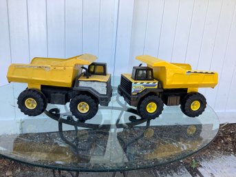 2  Tonka Dump Trucks Lot 2