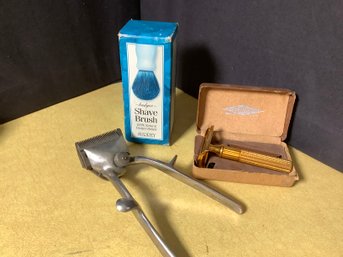 Vintage Gillette Gold  Shaver & Hair Trimmer & More