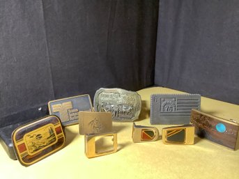 Belt Buckles- Inlaid Wood And More