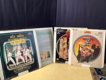 Video Discs Iwo Jima, Murder On Orient Express, Death On The Nile,On The Town