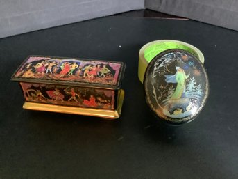 Russian Trinket Music Boxes