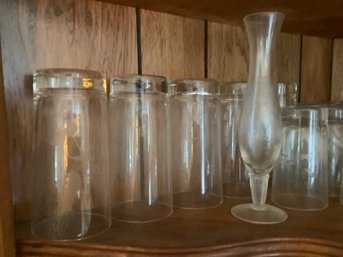 Etched Matching Rock Glasses, Soda Glasses, Shot Glasses All Match