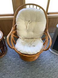 Rattan Swivel Chair