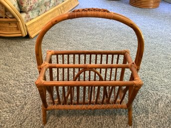 Rattan Magazine Rack