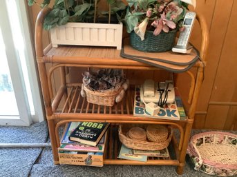 Rattan Shelf  Rack