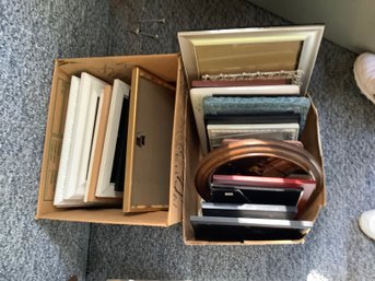 2 Boxes Of Frames Lot 2