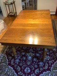 Vintage Oak Dining Room Table