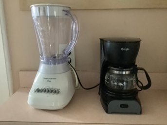 Mr.Coffee Coffee Maker & Hamilton Beech Blender