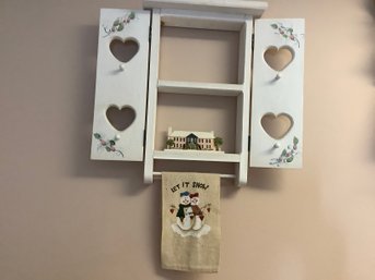 Kitchen Decor-Shelf Unit With All You See