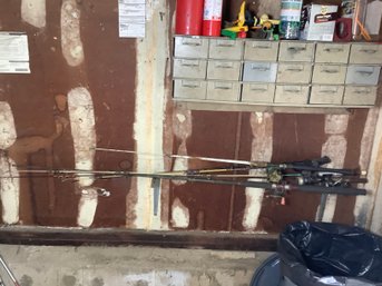 Old Fishing Pole And Reels