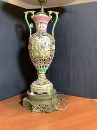 Capodimonte Lamp Lot 1