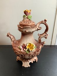 Decorative Floral Tea Pot