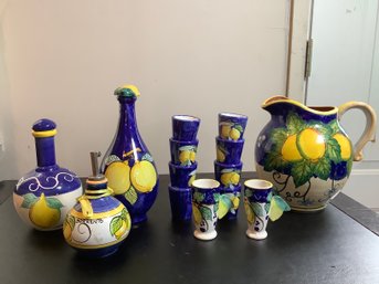 Its Limoncello Time! A Collection Of Cups & Serving Pieces