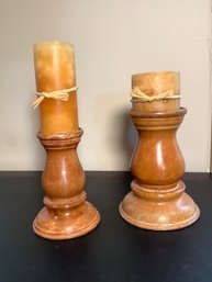 Large Ceramic Candle Holders