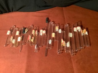 Glass Test Tubes-  23 Assorted Sizes & More