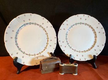 La Vista Mother Of PearlOpera Glasses & Limoges All From France