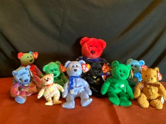 Beanie Baby Assortment Including Frankenteddy & Saphire & More