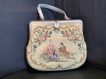 Vintage Needlepoint Purse