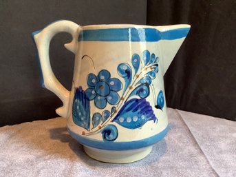 New- A Tenala Ceramic  Handled Pitcher