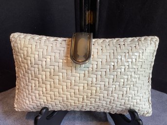 Woven Clutch Bag Made In Italy